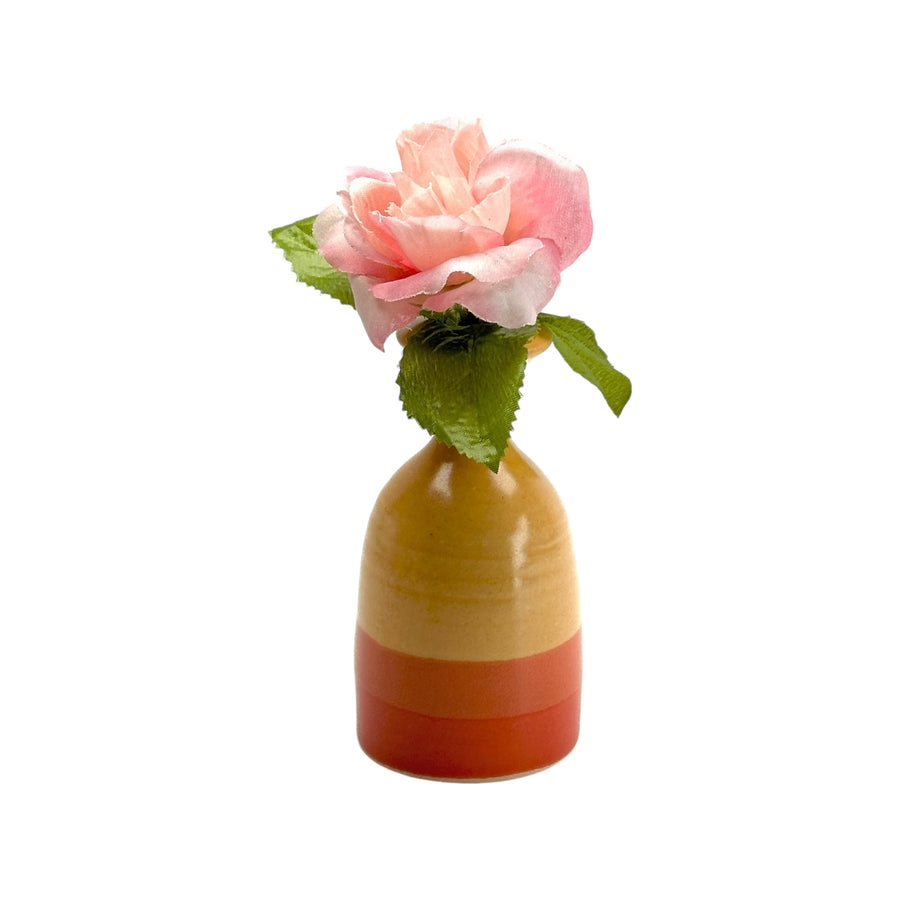 Bud Vase - Yellow/Red