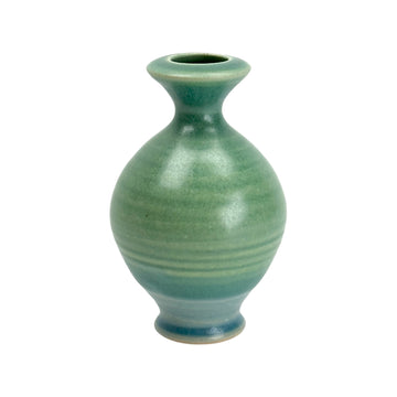 Bud Vase - Green/Light Blue