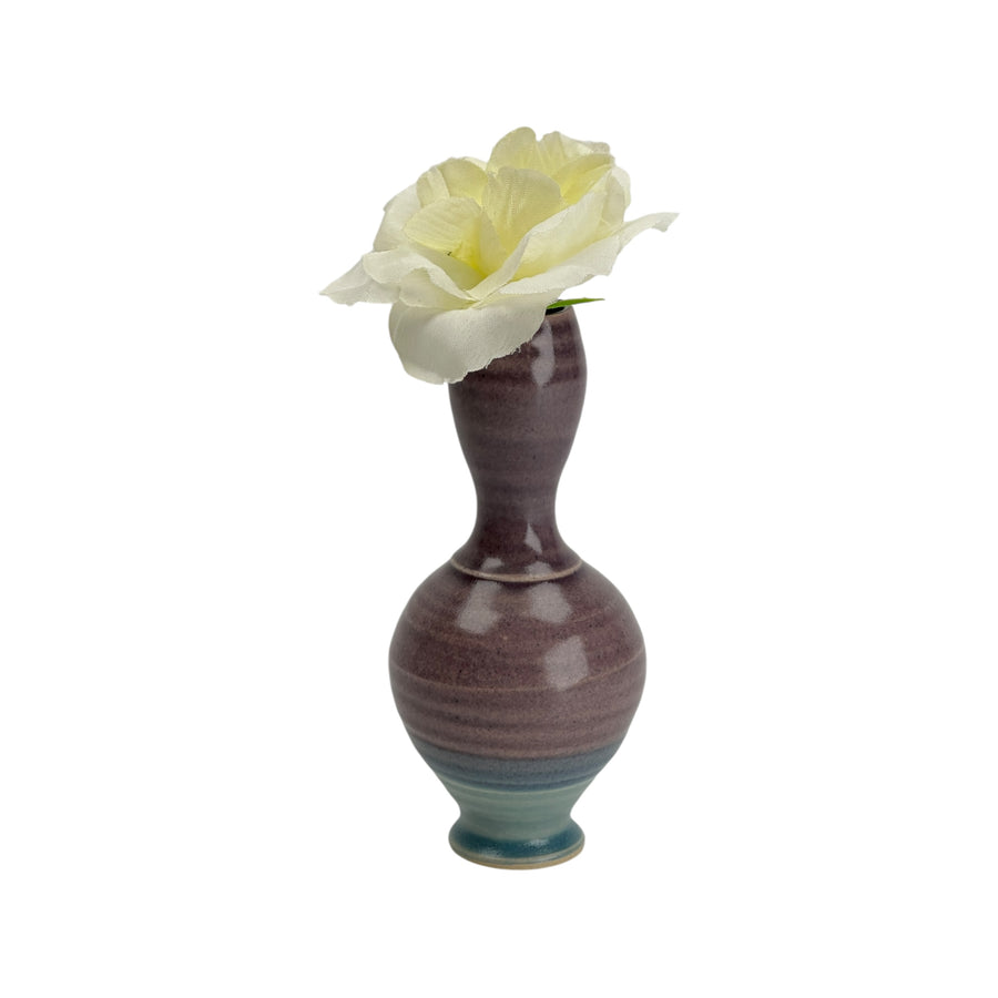 Bud Vase - Purple/Light Blue