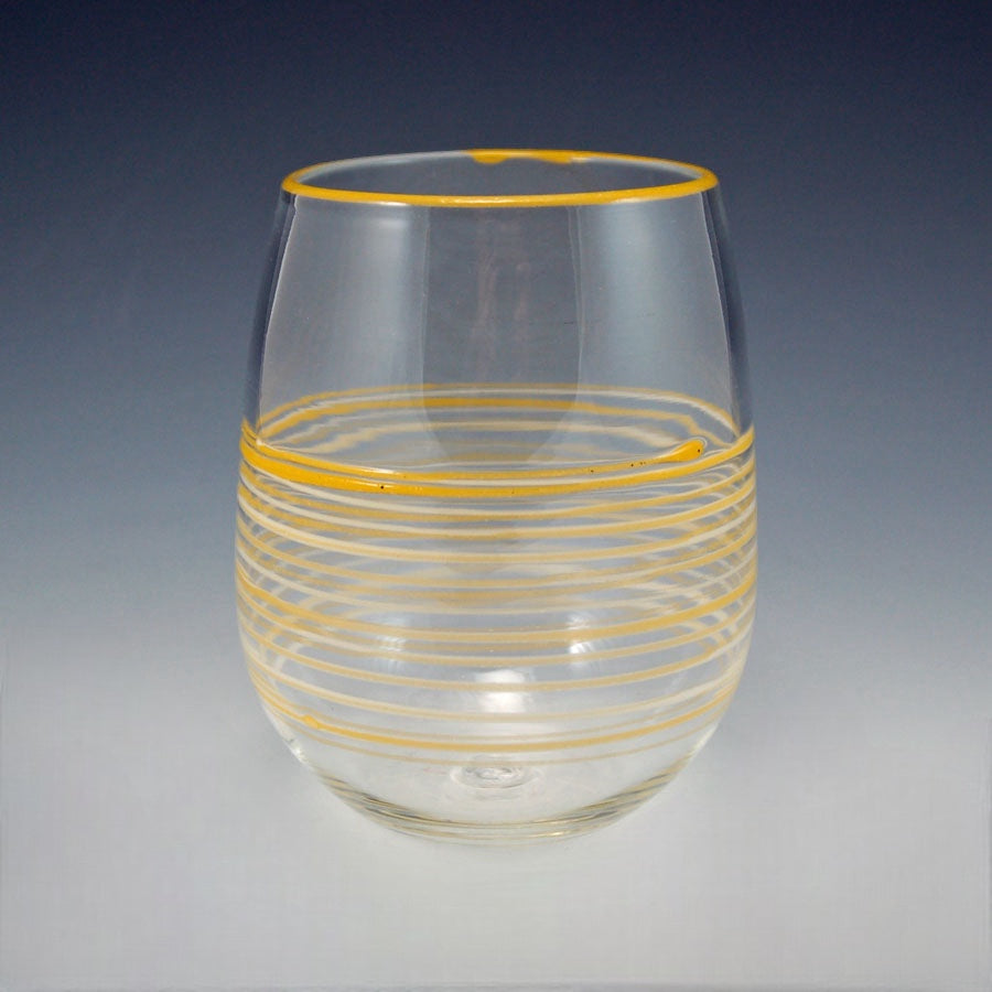 Swirled Stemless Glass