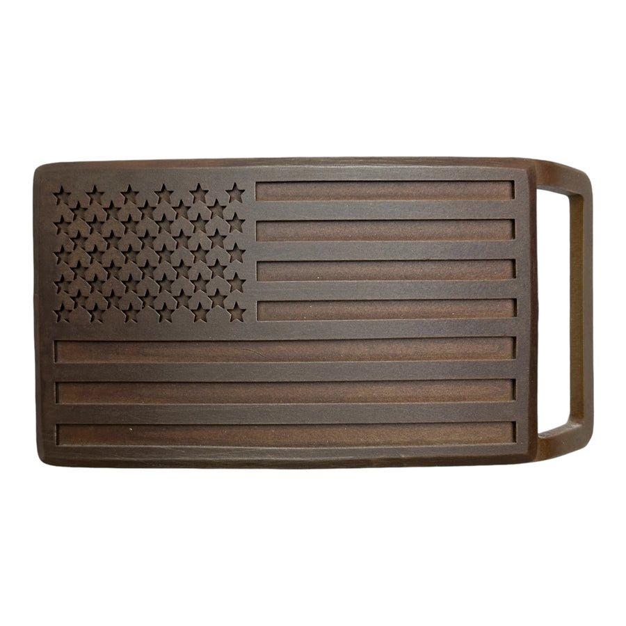 American Flag Belt Buckle