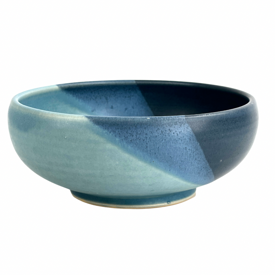 Pasta/Salad Bowl - Light Blue/Dark Blue