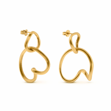 Tramuntana in Gold - Earrings - Double