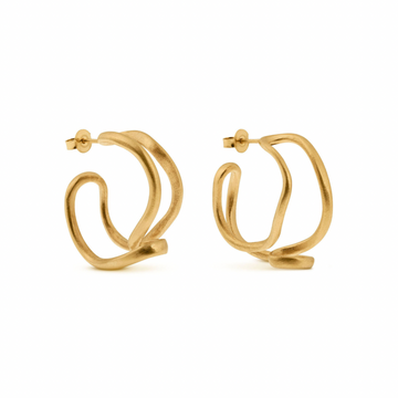 Tramuntana in Gold - Earrings - Small Hoop