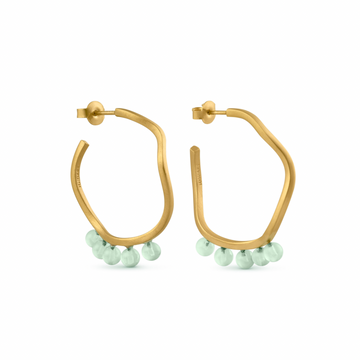 Senda in Gold - Earrings - Hoop