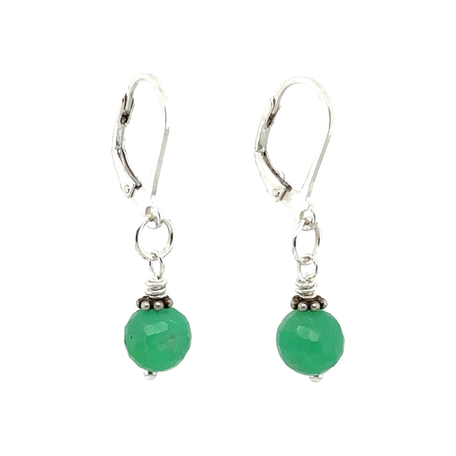 Earrings - Chrysoprase