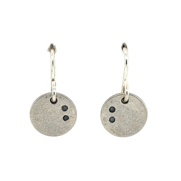 Earrings - Disks with Two Dots