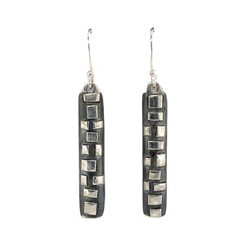 Earrings - Fused Squares