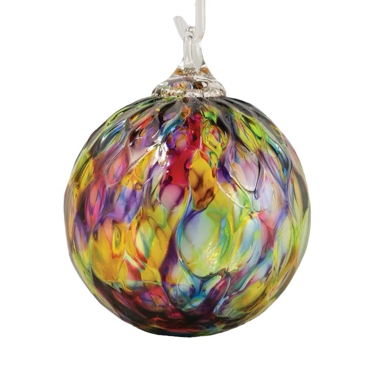 Rainbow Diamond Facet Ornament