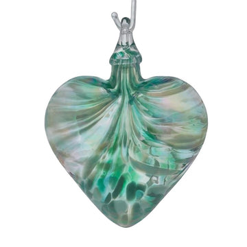 Jade Mosaic Heart Ornament