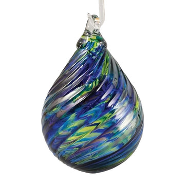 Ocean Twist Raindrop Ornament