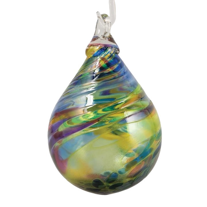 Chameleon Raindrop Ornament