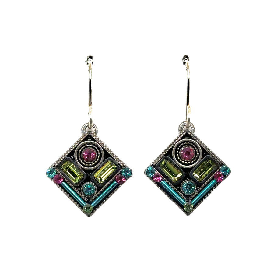 Earrings - Architectural Diamond