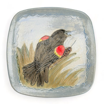 Red-winged Blackbird Plate - Medium