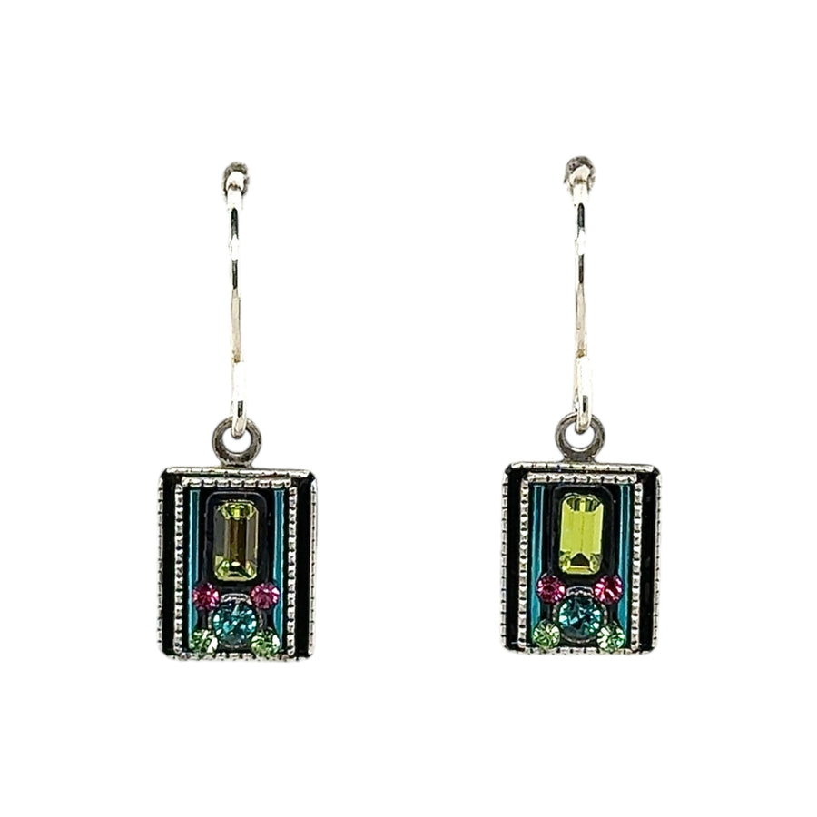 Earrings - Architectural Rectangle