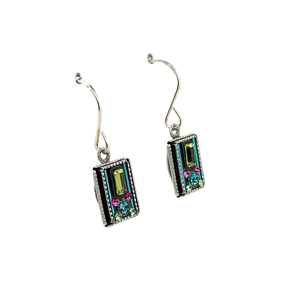 Earrings - Architectural Rectangle