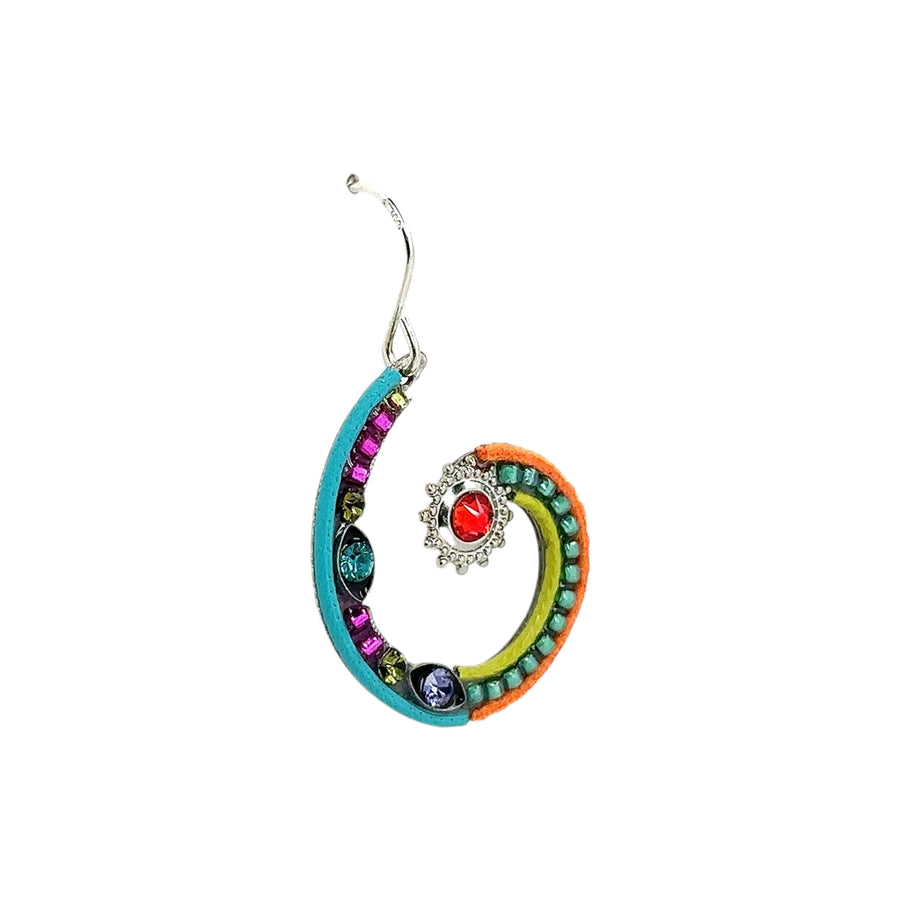 Earrings - Spiral Sunburst