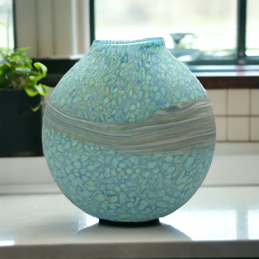 Strata Vase - Celadon