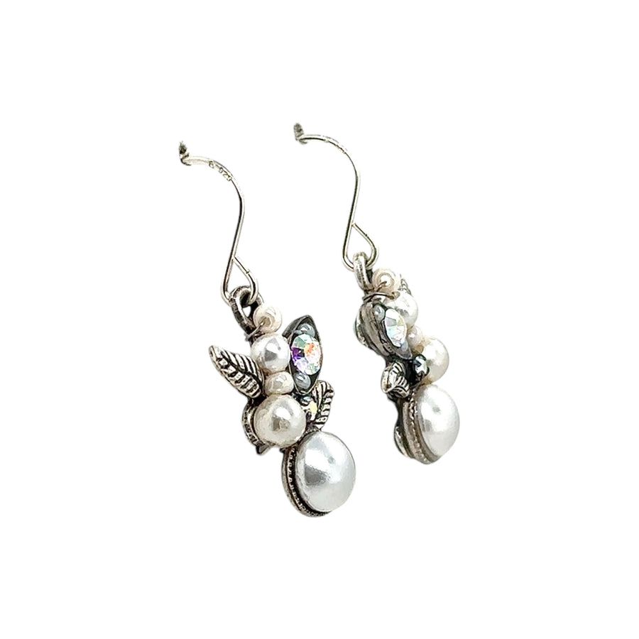 Earrings - Flora Glass Pearls