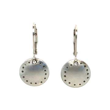 Earrings - Silver Disks