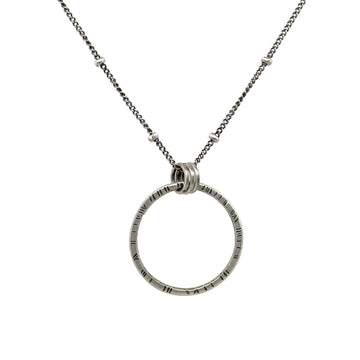 Necklace - Silver Circle
