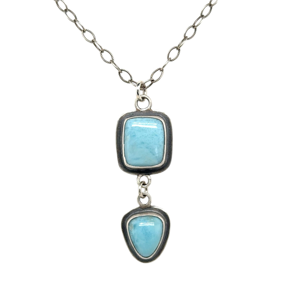 Necklace - Larimar Drop