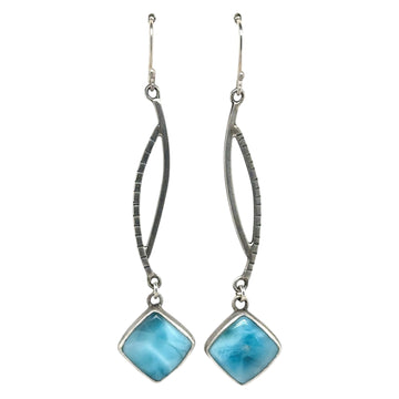 Earrings - Larimar