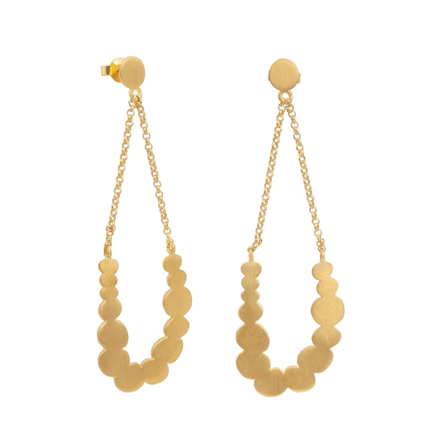 Pebbles in Gold - Earrings