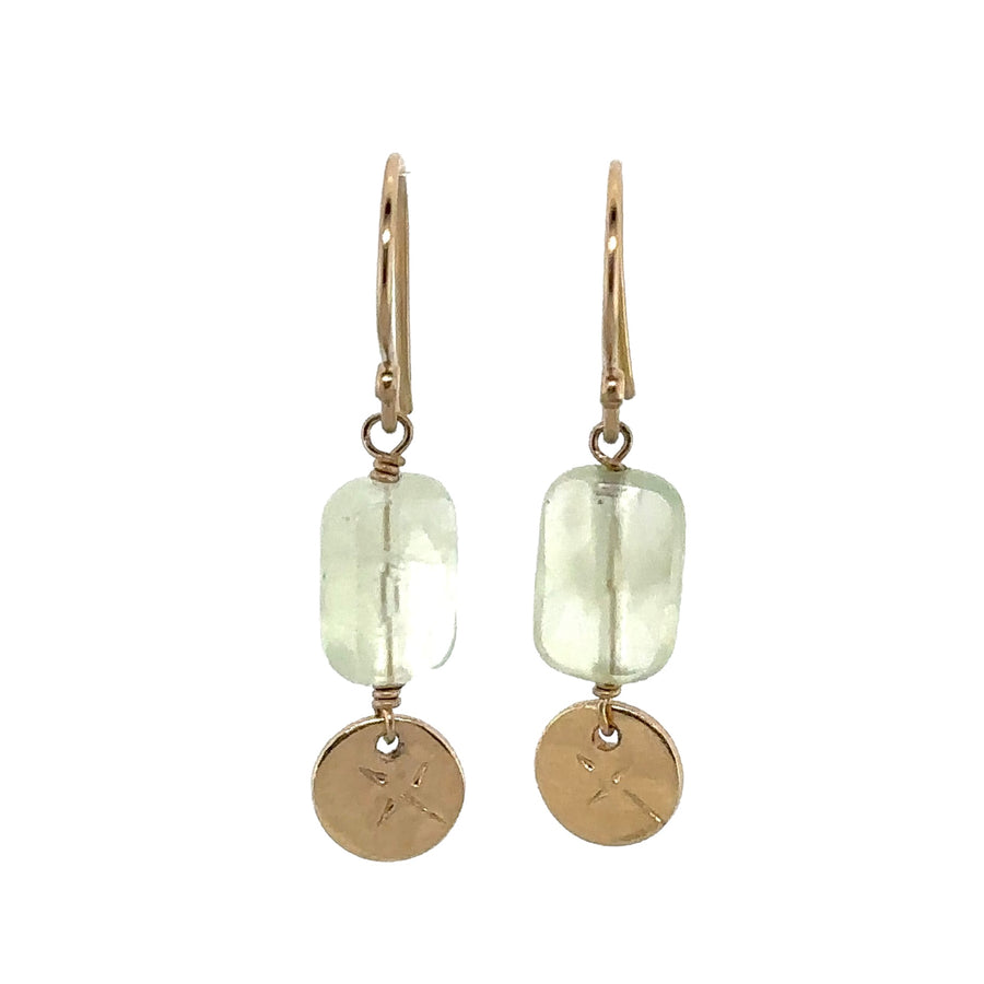Lumiere Coin and Peridot Earrings