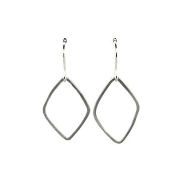 Earrings - Silver Diamond