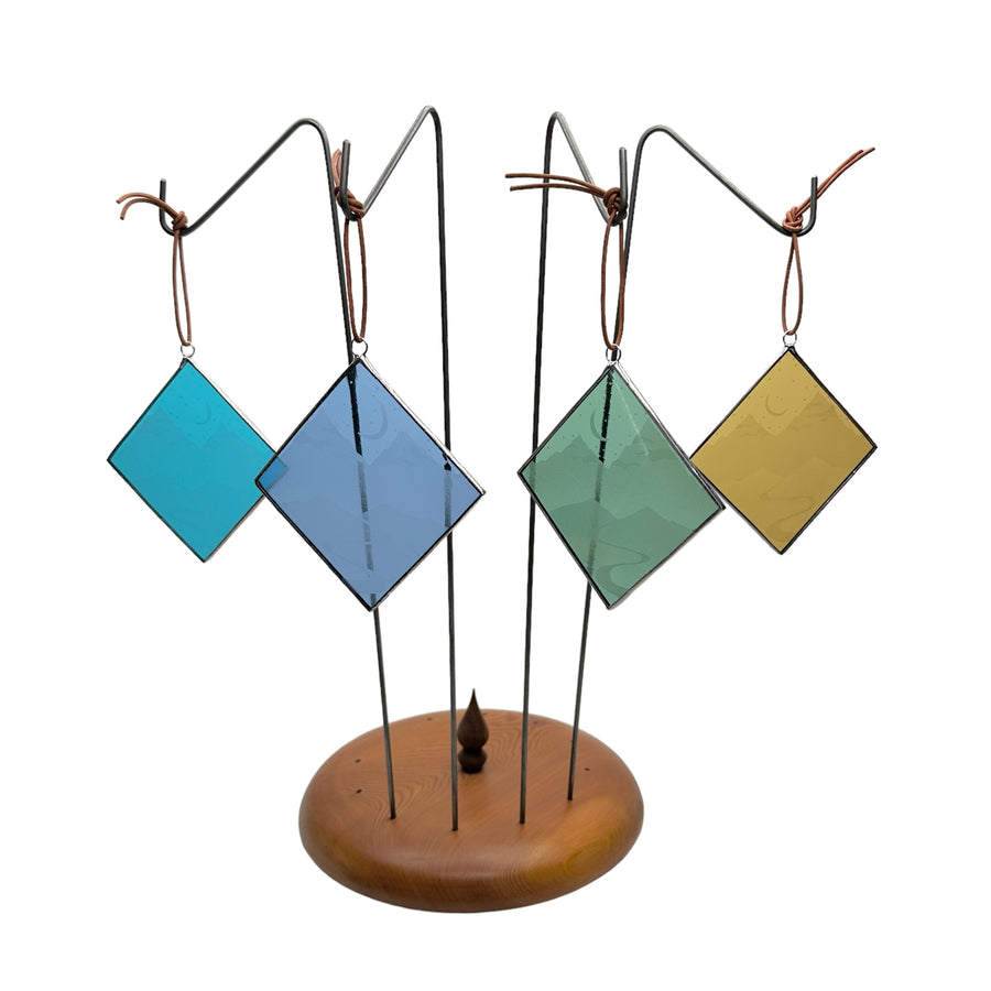 Etched Glass Suncatcher - Landscape