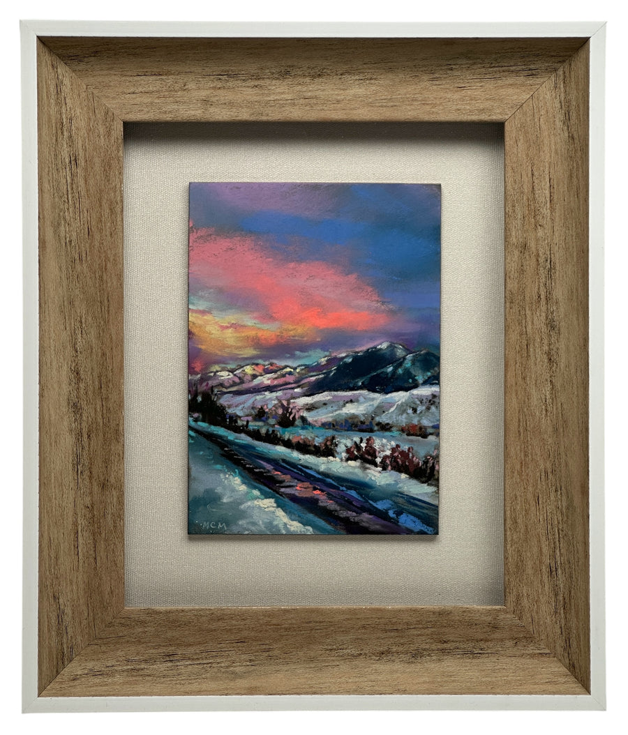 Sunset Hills - Bozeman - Original Pastel