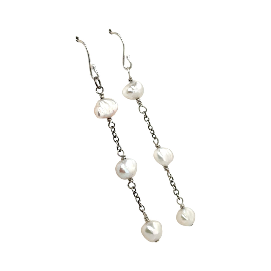 Earrings - Freshwater Pearl Drops