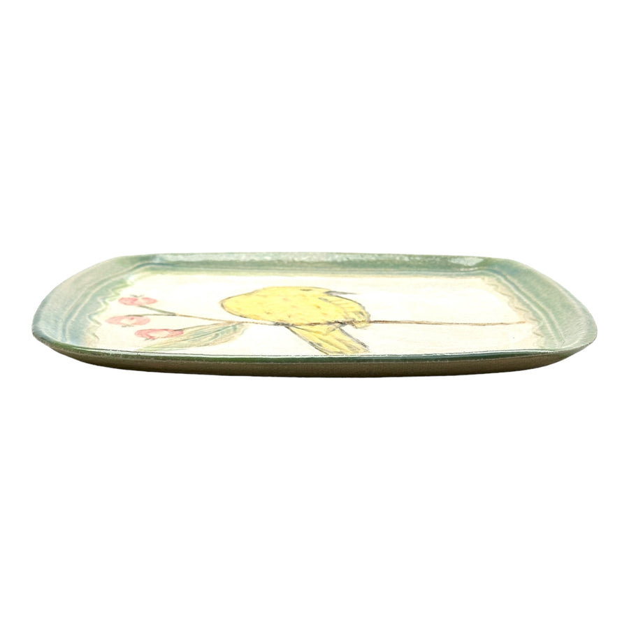 Yellow Warbler Plate - Medium