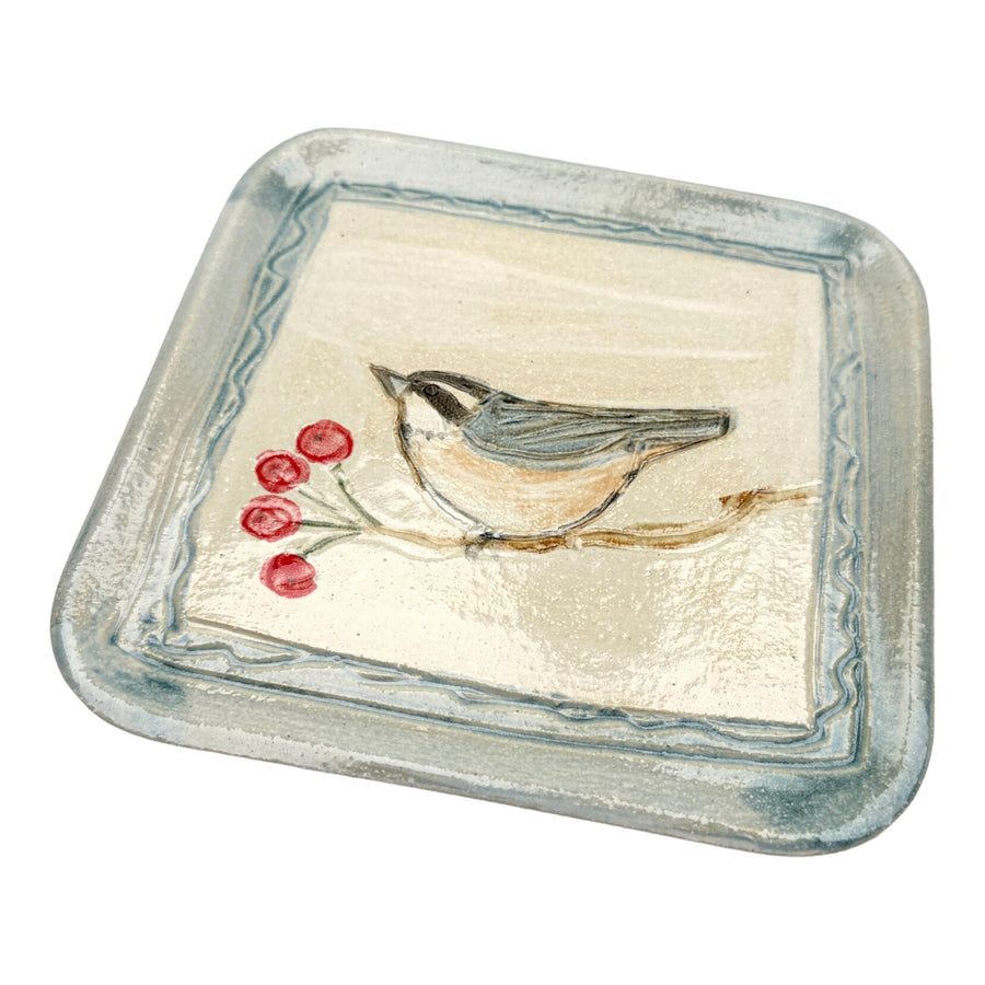 Red Breasted Nuthatch Plate - Small