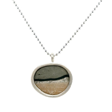 Necklace - Horizontal Beachstone