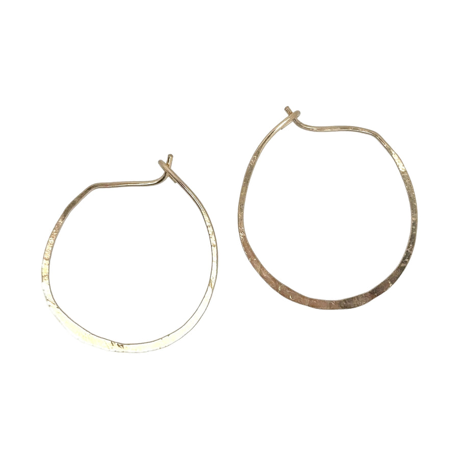 Simple Gold Sun Earrings