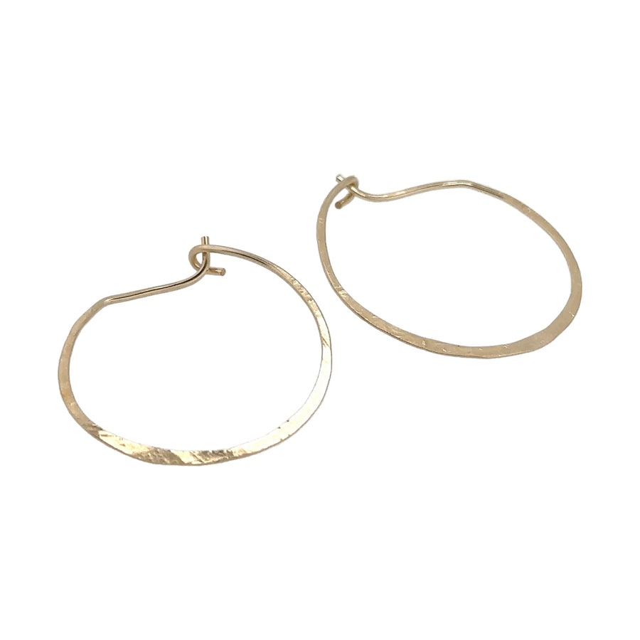 Simple Gold Sun Earrings