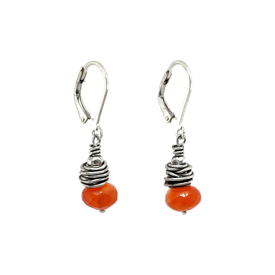 Earrings - Carnelian - Tiny