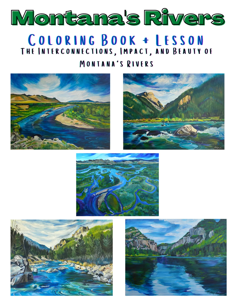 Montana's River's Coloring Book + Lessons
