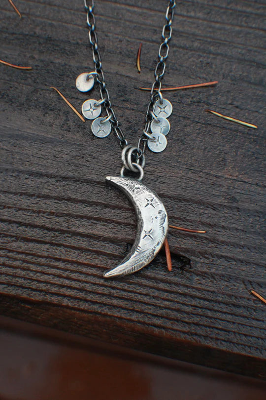 Shoot for the MOON - Charmed Crescent Moon Necklace