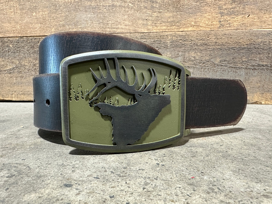 Elk Belt Buckle