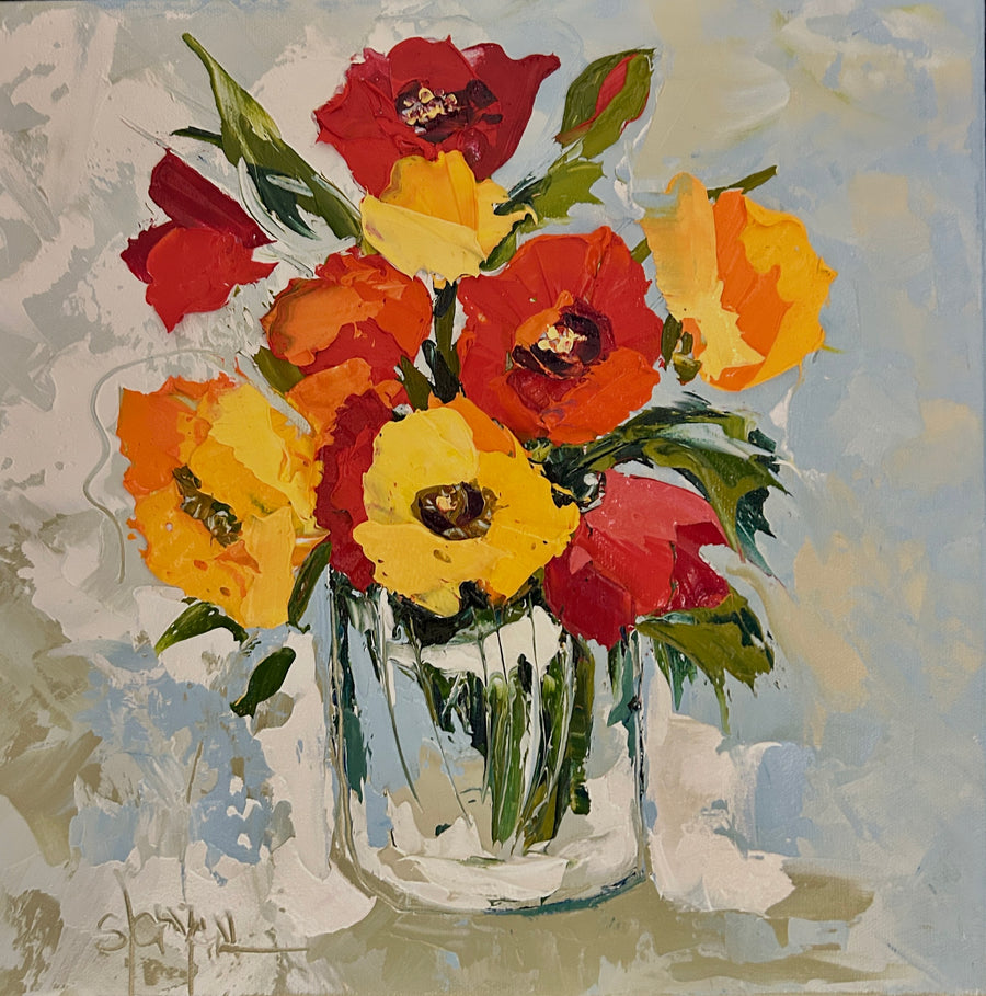 Poppies in a Jar