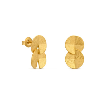 Umbrella in Gold - Earrings - Small