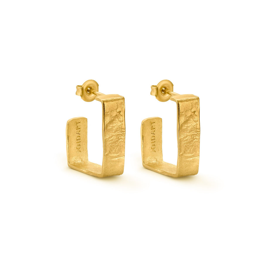 Lignis in Gold - Earrings - Wide - Medium