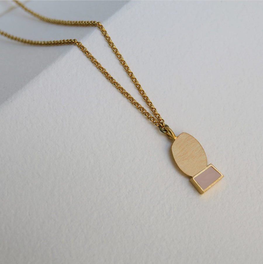 Collage in Gold - Necklace