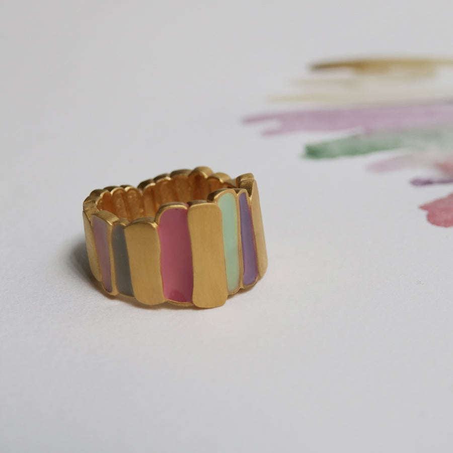 Palette in Gold - Ring - Size 8