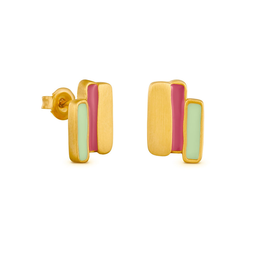 Palette in Gold - Earrings - Small