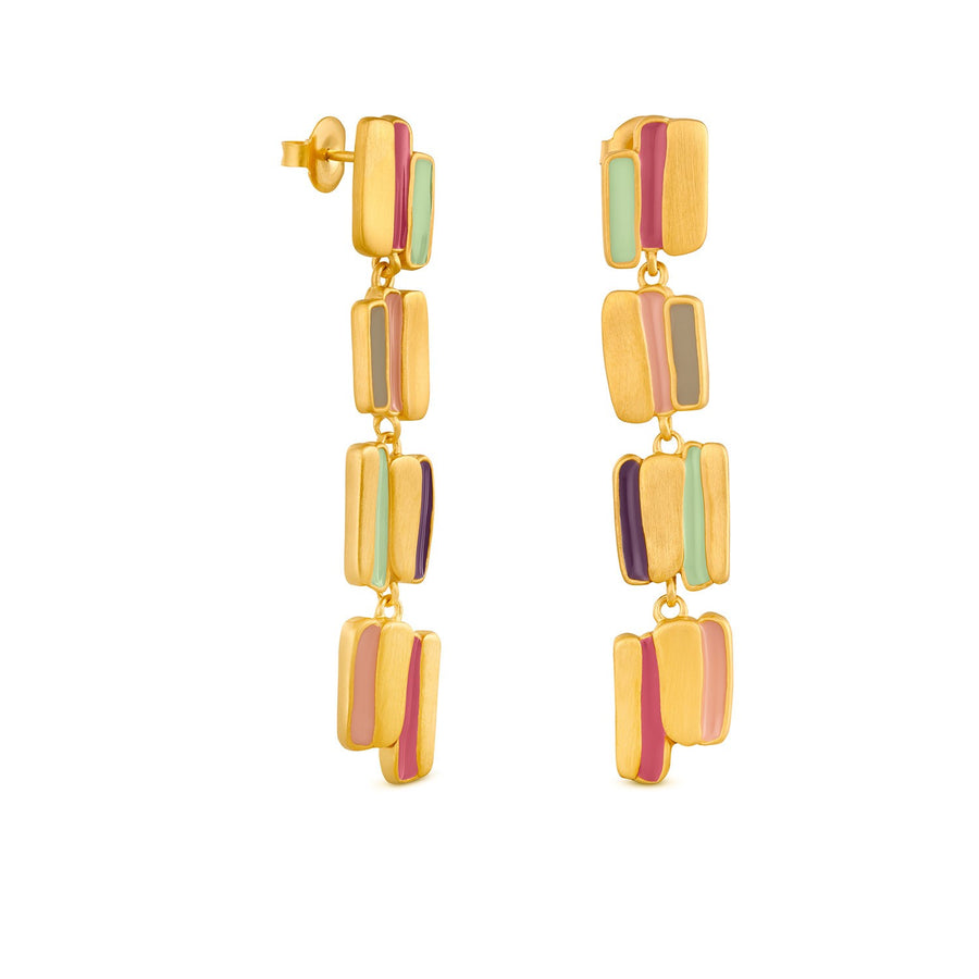 Palette in Gold - Earrings - Large