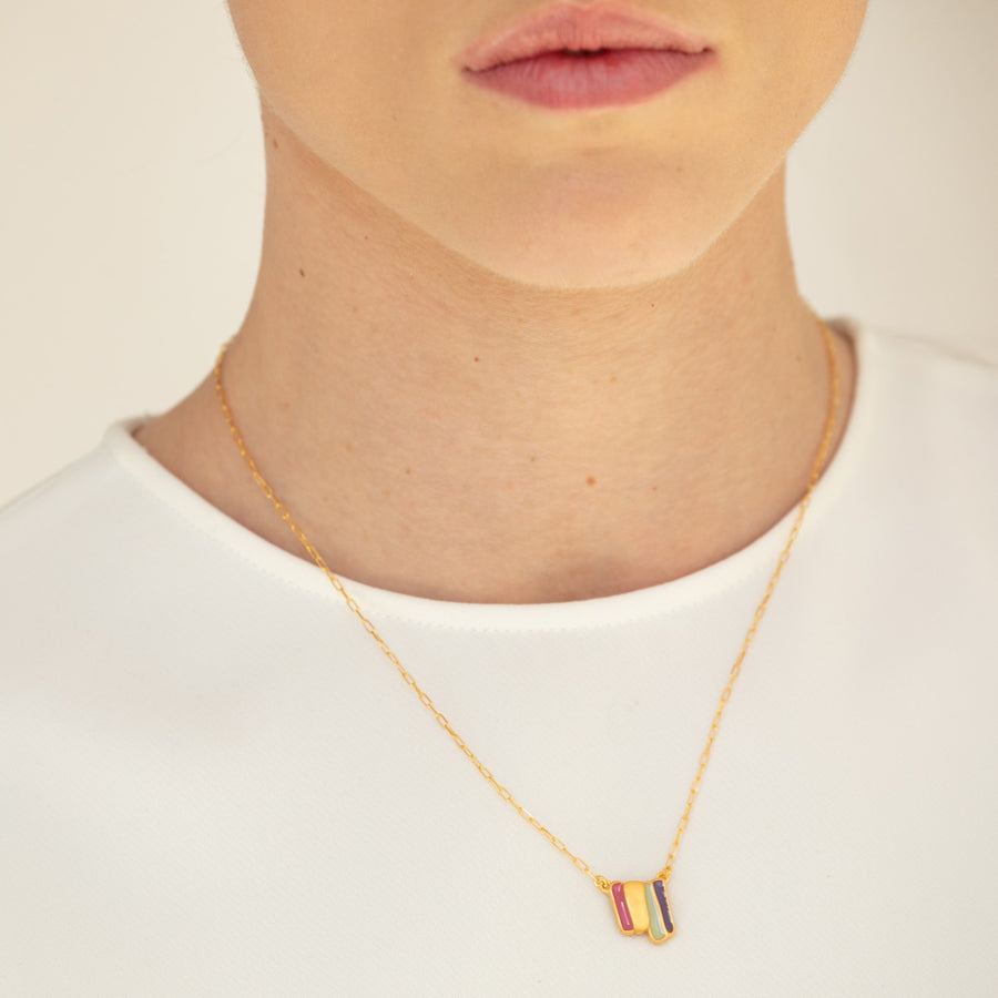 Palette in Gold - Necklace - Small